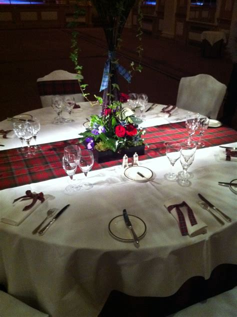 A proper Scottish table setting | Burns night decorations, Scottish ...