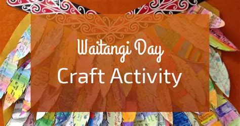 Waitangi Day Craft Activity | Memory Lane Therapy