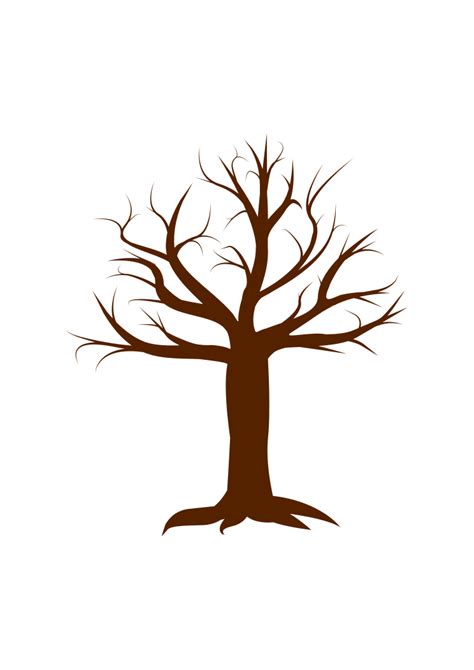 Winter Tree Silhouette without Leaves - free svg file for members - SVG ...