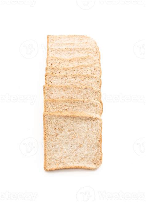 Whole wheat bread on white background 3106327 Stock Photo at Vecteezy