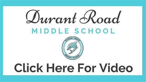 Durant Road Middle School Principal - YouTube