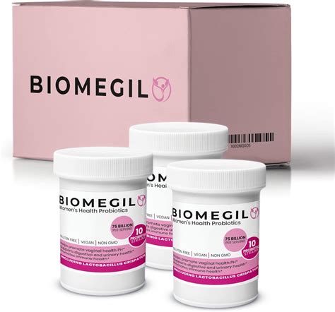 Buy Biomegil Women's Health Probiotics- 75 Billion CFU per Serving ...