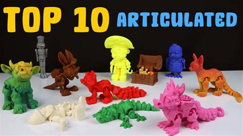 10 Awesome Articulated 3D Prints! - YouTube