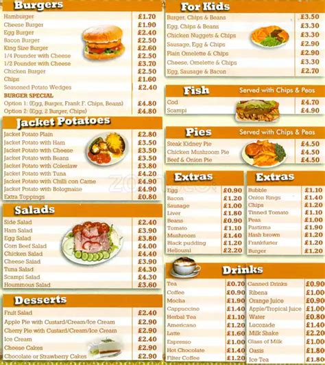 Menu at Star Cafe, Enfield, 256 High St