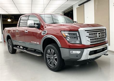 2020-nissan-titan-xd-red-platinum - The Fast Lane Truck