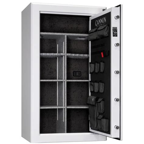 55 GUN FIRE RESISTANT SAFE, AMERICAN FLAG, WHITE