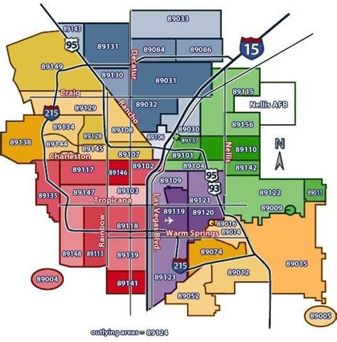 Printable Las Vegas Zip Code Map