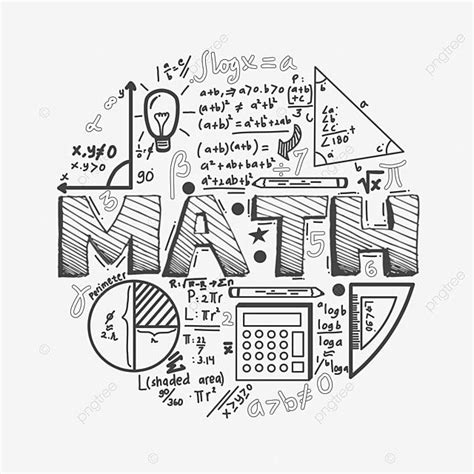 Math Formulas PNG Picture, Math Formula Doodle Art, Math Drawing ...