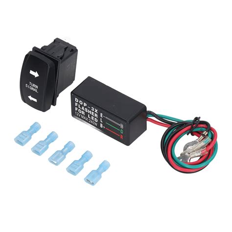 Turn Signal Rocker Switch LED Waterproof Anti Shock 240W Motorcycle LED ...