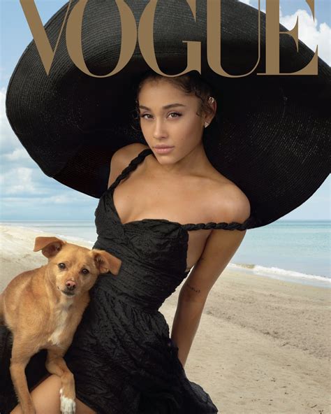 Ariana Grande Graces Vogue / Confesses: "A Lot Of My Singles Have Been ...