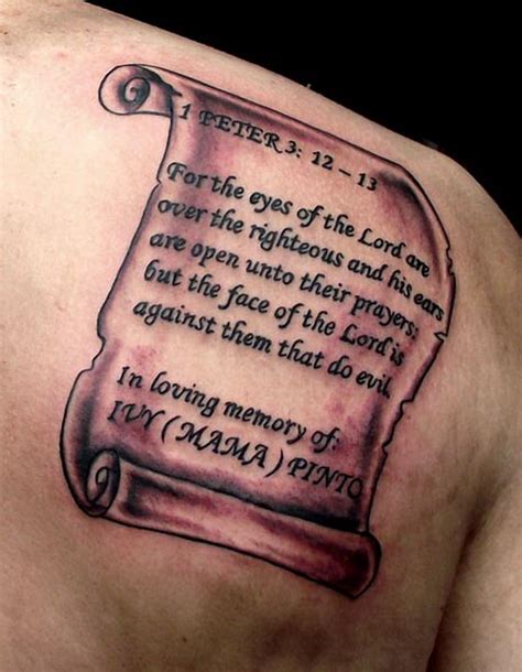 30+ Cool Bible Verse Tattoo Design Ideas with Meanings - Hative