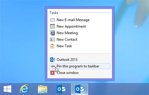 Outlook icon missing from taskbar - gostnovo