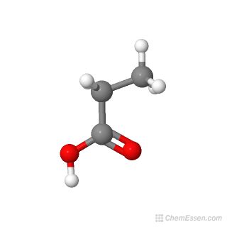 Propionic acid Structure - C3H6O2 - Over 100 million chemical compounds ...