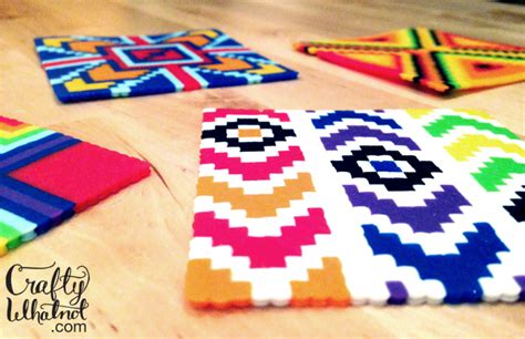 Perler bead coasters | Crafty Whatnot