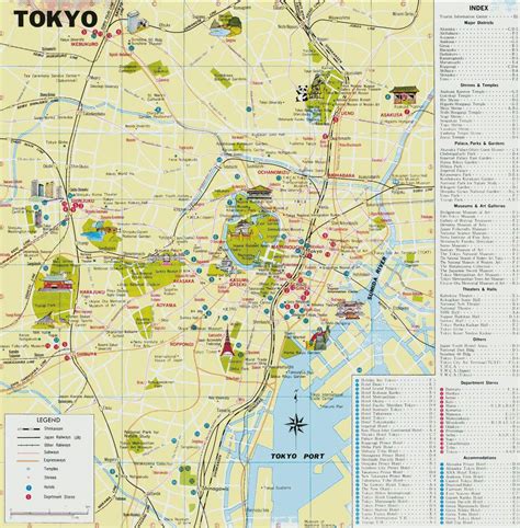 Large Tokyo Maps for Free Download and Print | High-Resolution and ...