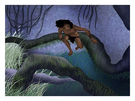 Tarzan Pose 2 - A piece from "Tarzan" legend series - Rotekita Art Shop