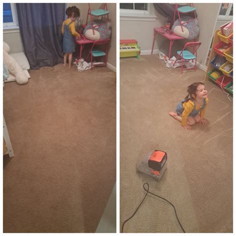 before and after one carpet shampoo : r/CleaningTips