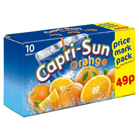 Capri-Sun Juice Drink Orange 10 x 200ml | Kids & Lunchbox Drinks ...