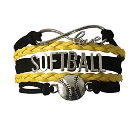 home products girls softball bracelet 21 team colors