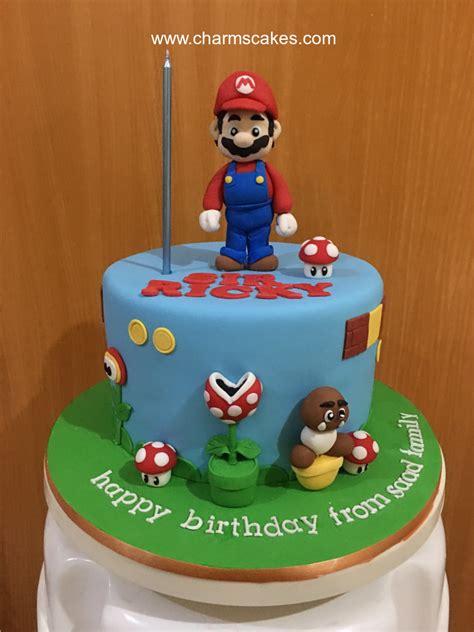 Mario Super Mario Cake, A Customize Super Mario cake