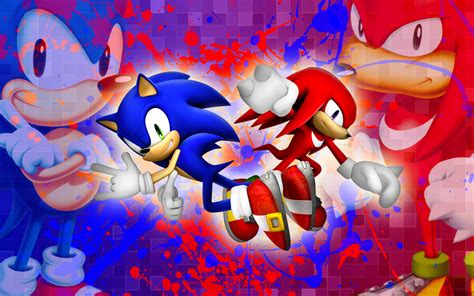 Sonic And Knuckles - Wallpaper by SonicTheHedgehogBG on DeviantArt