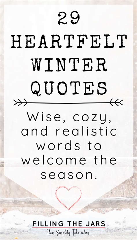 29 Winter Quotes: Wise and Cozy Words for an Inspired Season | Filling ...