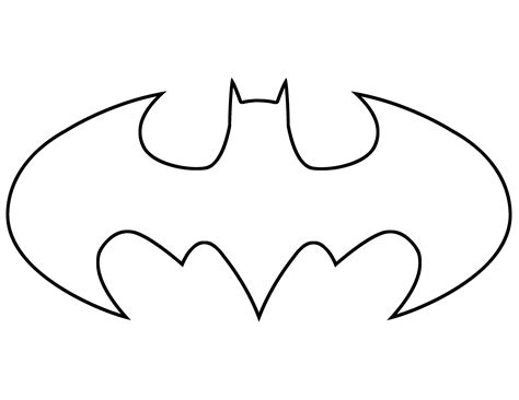 Batman Outline Pictures – Clipartix