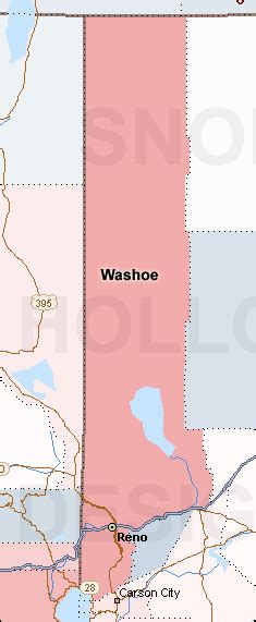 Washoe County Nevada color map