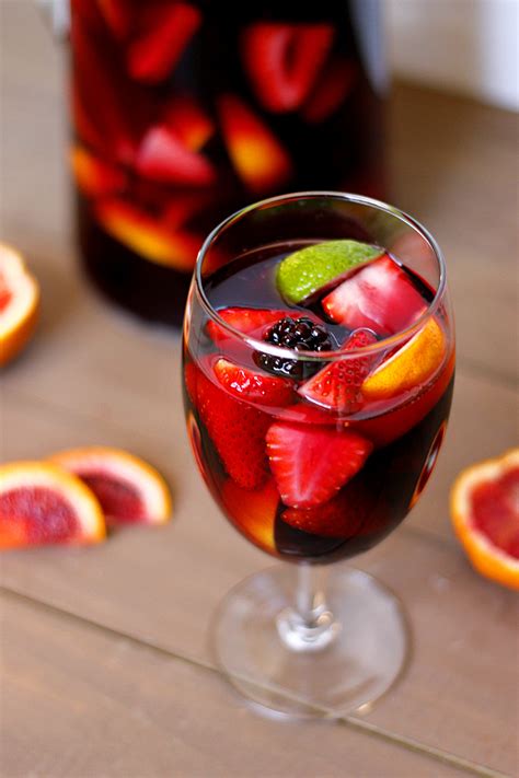 Blood Orange Blackberry Sangria | Fabtastic Eats