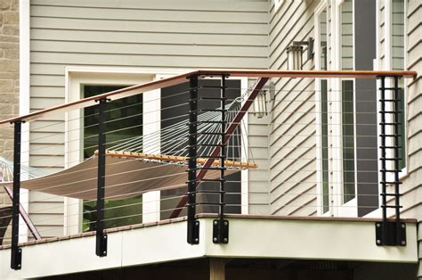 Deck with Cable Railing System - Lockport, NY - Keuka Studios