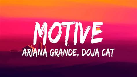 Ariana Grande, Doja Cat - Motive (Lyrics) - YouTube