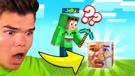 MINECRAFT But ALL BLOCKS = JELLY! (Funny) - YouTube