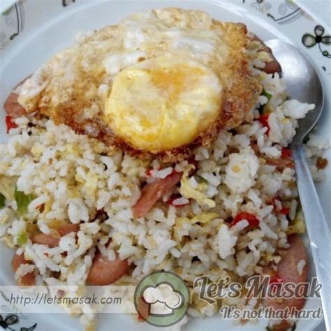 Nasi Goreng Pedas Telur Mata Recipe | LetsMasak