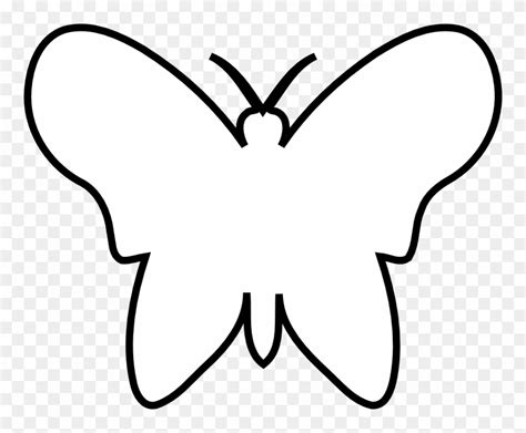 Chrismon Butterfly Large The Butterfly Is A - Butterfly Outline Png ...