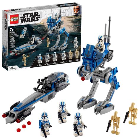 Buy LEGO Star Wars 501st Legion Clone Troopers 75280 Building Toy, Cool ...