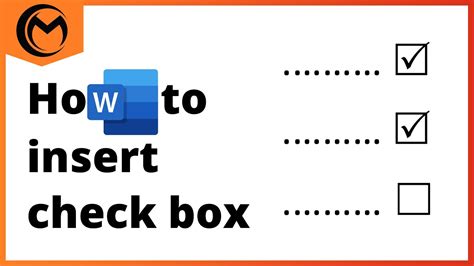 How To Insert Tick Checkbox In Word 2007 - Design Talk