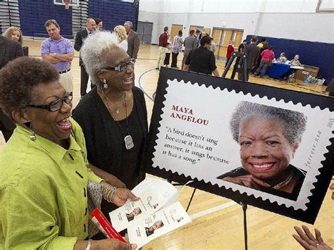 Childhood home unveils Angelou stamp | Northwest Arkansas Democrat-Gazette