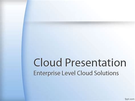 Best Cloud Computing PowerPoint Templates