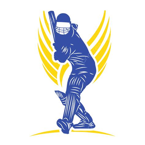 Cricket Sport Vector Logo Design Transparent Background For Free ...