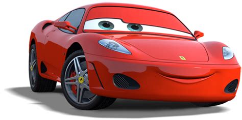 Red Car From The Movie Cars (PNG) | Official PSDs