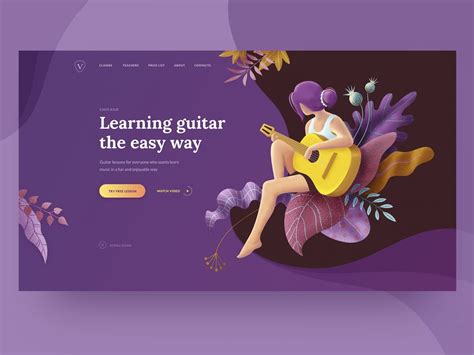 Web Design Inspiration: 20+ Lovely Landing Pages with Hero Illustrations