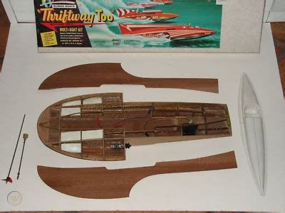 Dumas Hydroplane wood boat kit thriftway too rc race | #135904031