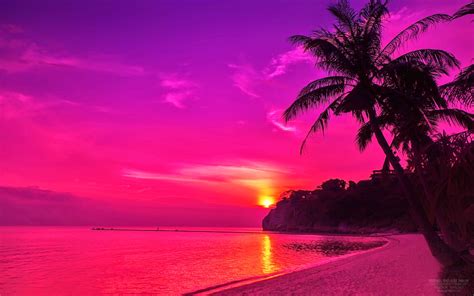 Beach sunset wallpaper, Sunset pictures, Sunset wallpaper