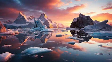 Premium AI Image | Iceberg in antarctica