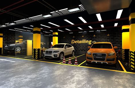 Car care center design 2019 on Behance | Garage design, Car showroom ...