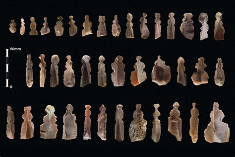 Mysterious Stone Age flint artefacts may be crude sculptures of humans ...