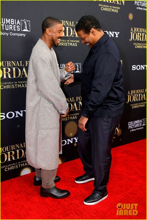 Michael B. Jordan, Denzel Washington, & Chanté Adams Premiere 'A ...