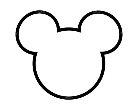 Mickey Mouse Outline Mickey Mouse Silhouette Mickey Mouse Head | Porn ...