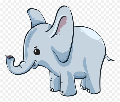 Download Cute Baby Elephant - Gambar Anak Gajah Kartun Clipart ...