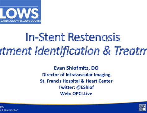 In-Stent Restenosis Treatment Identification and Treatment | tctmd.com